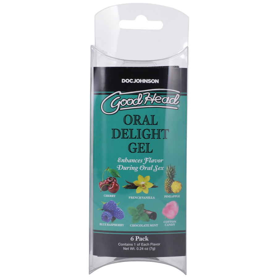 GoodHead Oral Delight Gel 6-Pack 0.24oz. Green