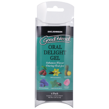 GoodHead Oral Delight Gel 6-Pack 0.24oz. Green