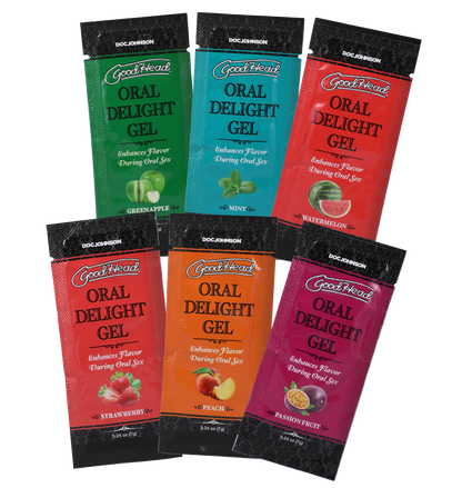 GoodHead Oral Delight Gel 6-Pack 0.24oz. Orange