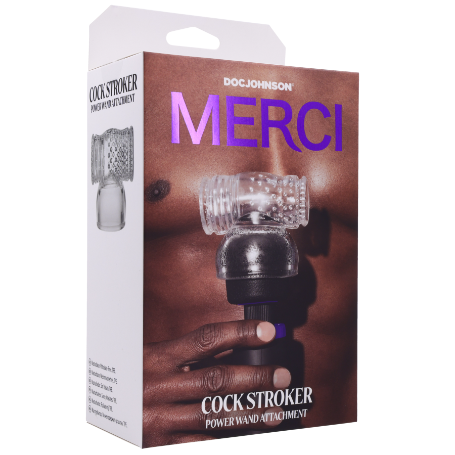 Merci Cock Stroker Wand Attachment Clear
