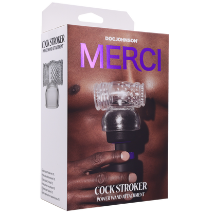 Merci Cock Stroker Wand Attachment Clear