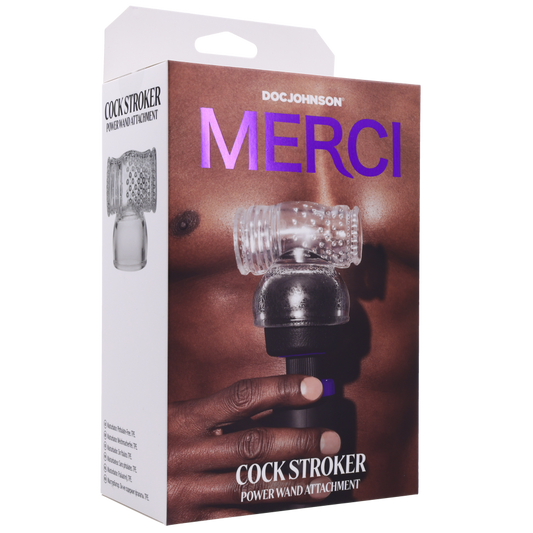 Merci Cock Stroker Wand Attachment Clear