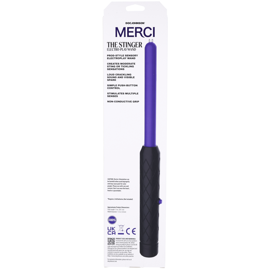 Merci The Stinger Electroplay Wand Black/Violet