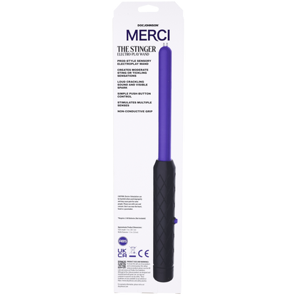 Merci The Stinger Electroplay Wand Black/Violet