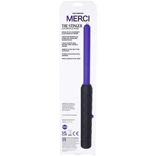 Merci The Stinger Electroplay Wand Black/Violet