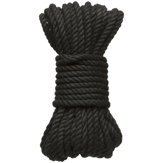 Merci Bind & Tie 6mm Hemp Bondage Rope 30 Feet Black