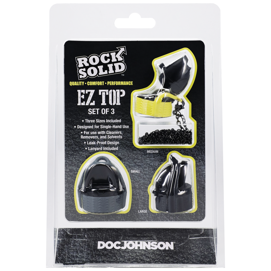 Rock Solid - EZ Top - Set of 3 - Black/Yellow/Grey