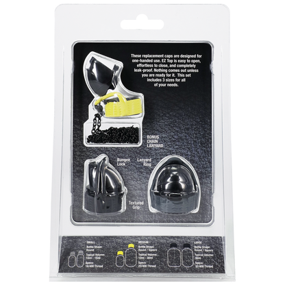 Rock Solid - EZ Top - Set of 3 - Black/Yellow/Grey