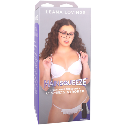 Main Squeeze Leana Lovings ULTRASKYN Stroker Pussy Vanilla