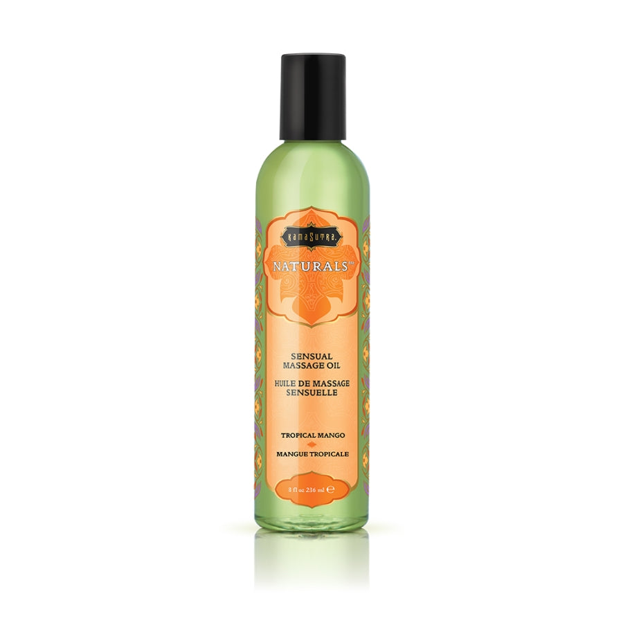 KamaSutra - Naturals Massage Oil Tropical Mango 8 fl oz/236mL