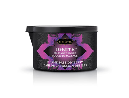 KamaSutra - Ignite Massage Candle Island Passion Berry 6oz/170g