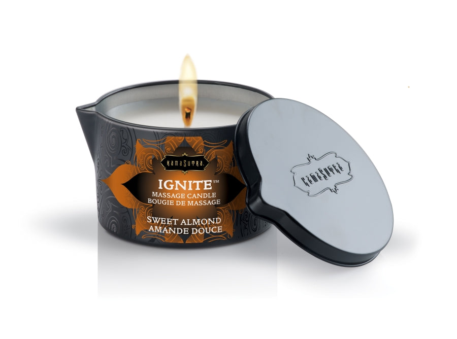 KamaSutra - Ignite Massage Candle Sweet Almond 6oz/170g
