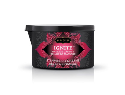 KamaSutra - Ignite Massage Candle Strawberry Dreams 6oz/170g