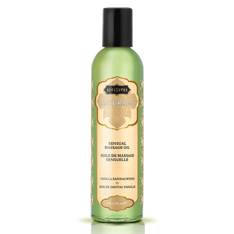 KamaSutra - Naturals Massage Oil Vanilla Sandalwood 8 fl oz/236mL