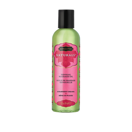 KamaSutra - Naturals Massage Oil Strawberry Dreams 2 fl oz/59mL