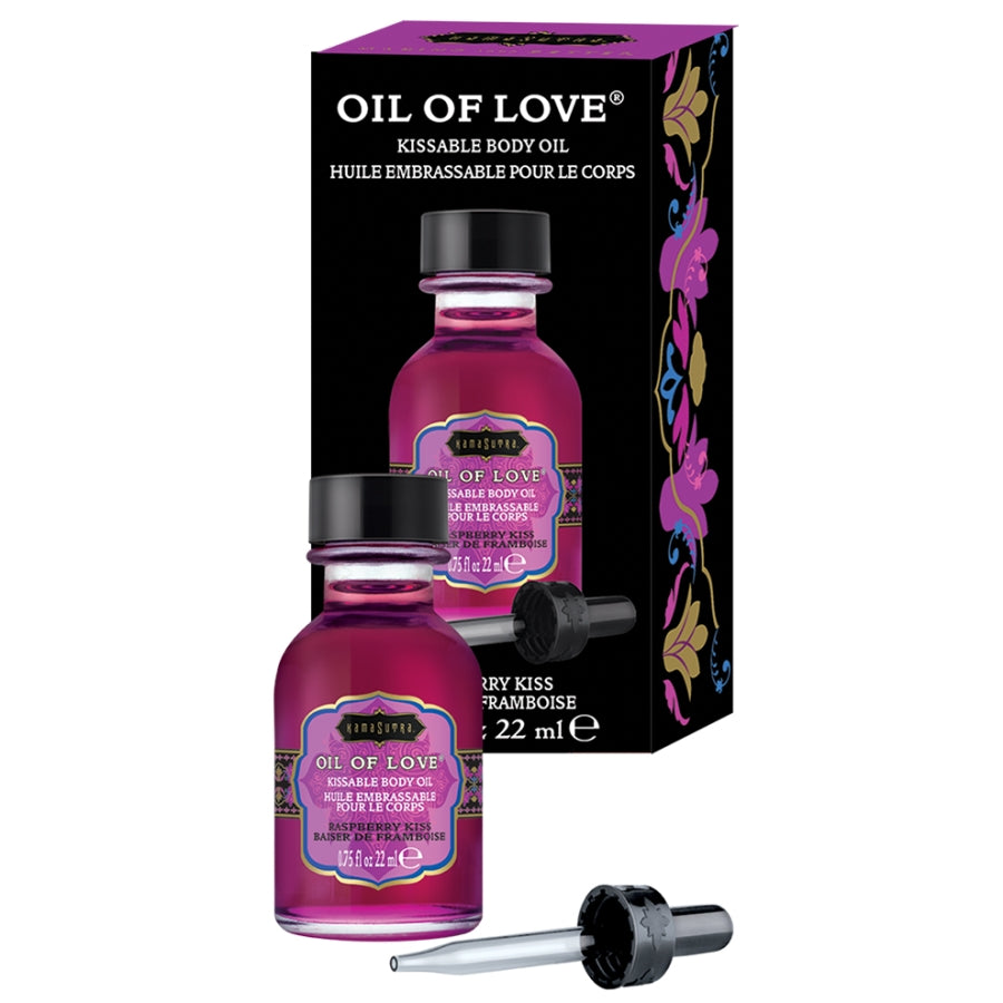 KamaSutra - Oil of Love Raspberry Kiss 0.75 fl oz/22mL