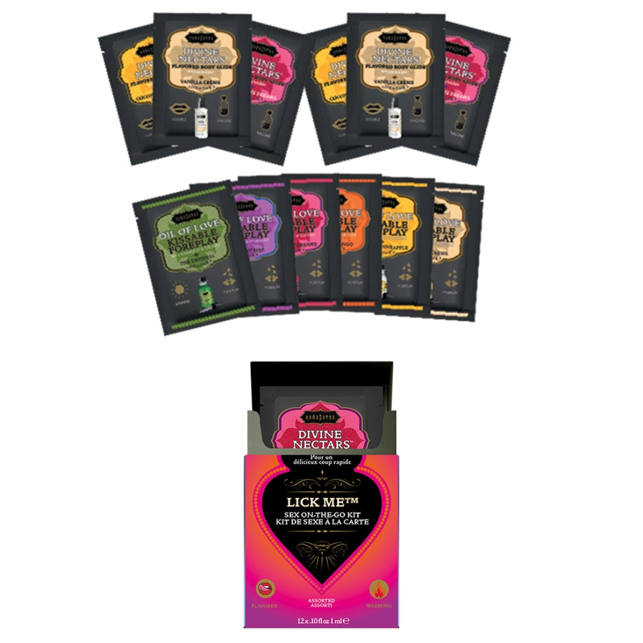 KamaSutra - SexToGo 12-Packet Set Lick Me