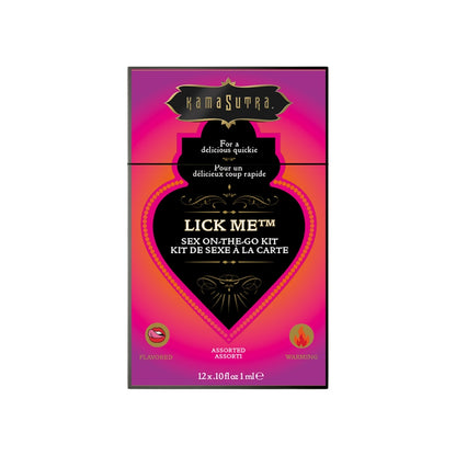 KamaSutra - SexToGo 12-Packet Set Lick Me