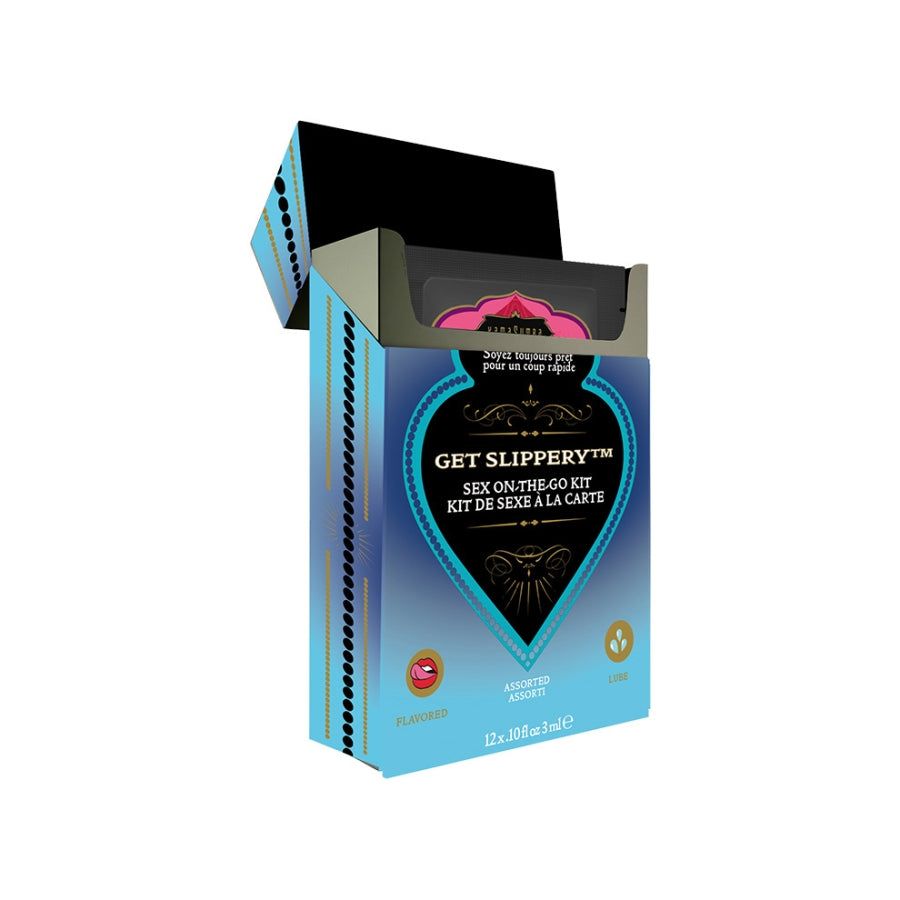 KamaSutra - SexToGo 12-Packet Set Get Slippery
