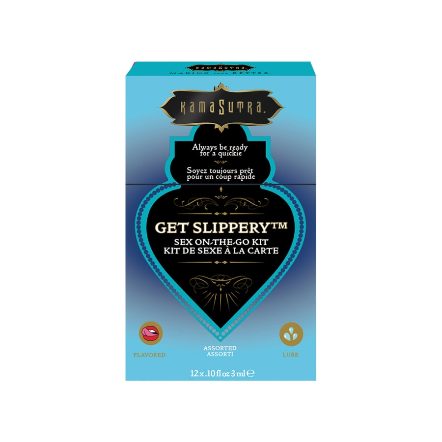 KamaSutra - SexToGo 12-Packet Set Get Slippery