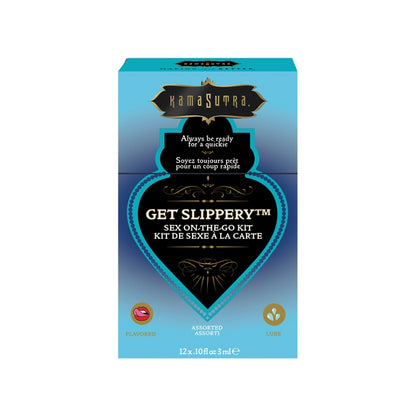KamaSutra - SexToGo 12-Packet Set Get Slippery
