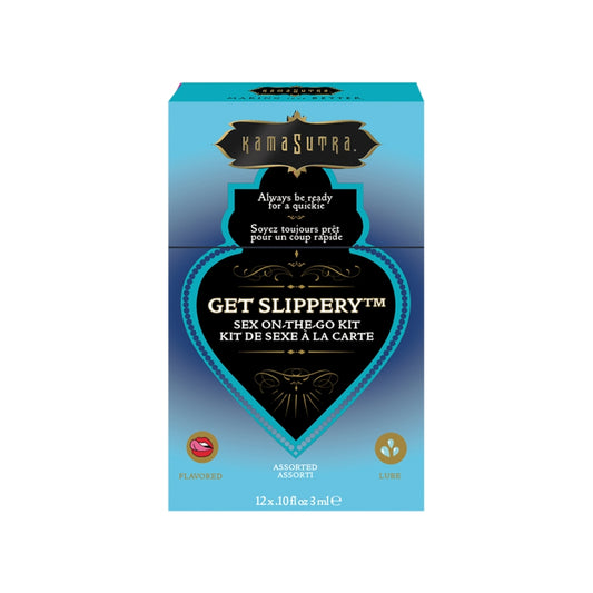 Kama Sutra KamaSutra - SexToGo 12-Packet Set Get Slippery