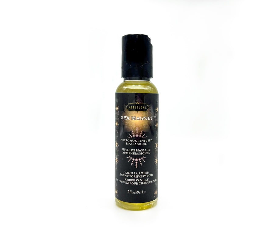 KamaSutra - Sex Magnet Pheromone Massage Oil Vanilla Amber 2 fl oz/59mL
