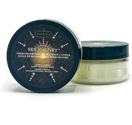 KamaSutra - Sex Magnet Pheromone Massage Candle Vanilla Amber 1.7oz/48g
