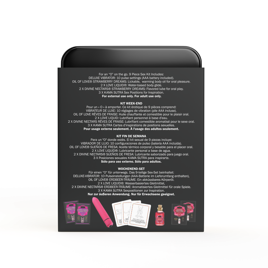 KamaSutra - Weekender Kit Vibe Strawberry Dreams