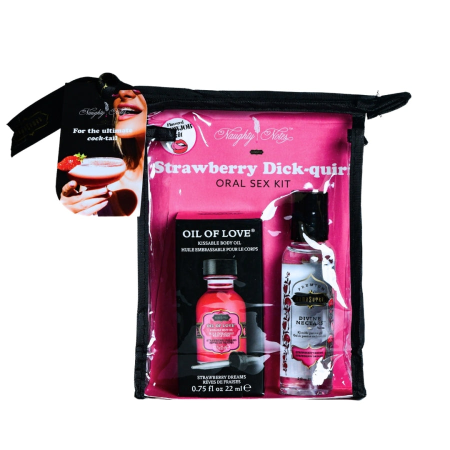 KamaSutra - Oral Sex Cocktail Kit Strawberry Dick-quiri Strawberry Dreams
