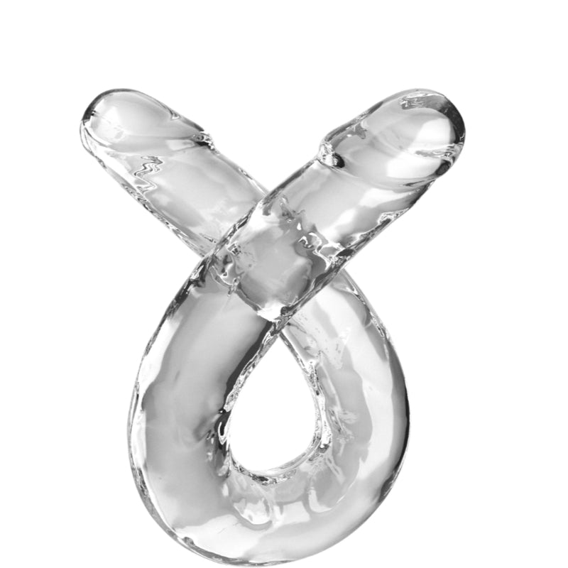 King Cock Clear 18" Double Dildo