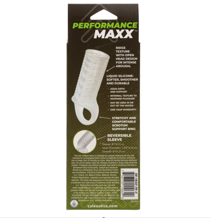 Performance Maxx Liquid Silicone Reversible Sleeve