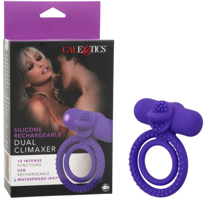 Silicone Rechargeable Dual Climaxer