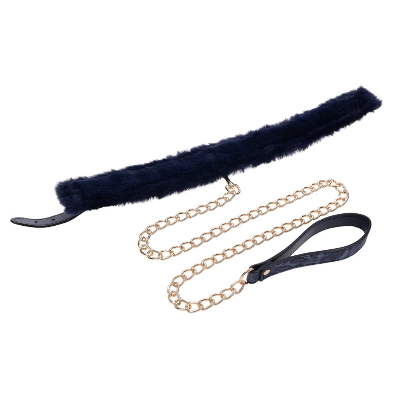 Sportsheets - Cougar Fur Collar & Leash