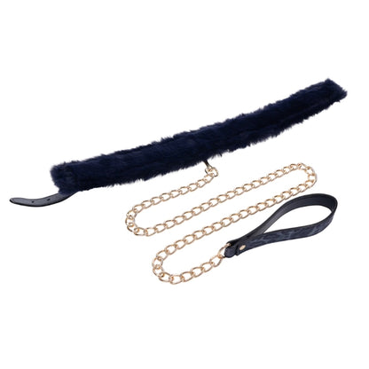 Sportsheets - Cougar Fur Collar & Leash