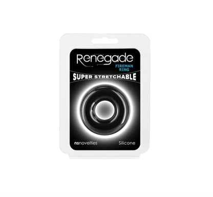 NS - Renegade - Fireman Ring - Large - Black
