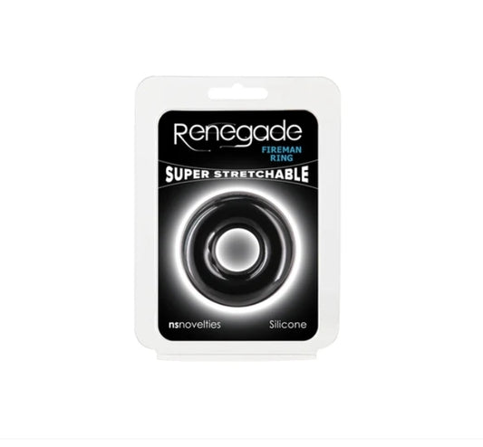 NS - Renegade - Fireman Ring - Large - Black