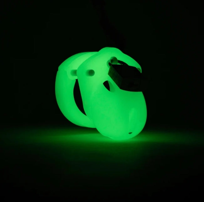 Chastity Kits - Mini-Me GITD Kit with 1 1/4" Cage Length