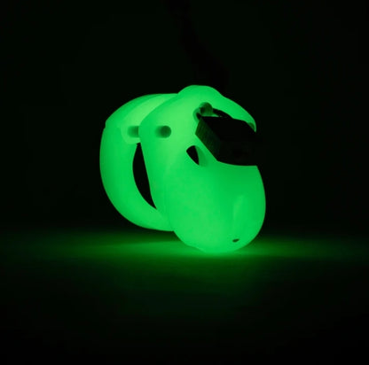 Chastity Kits - Mini-Me GITD Kit with 1 1/4" Cage Length
