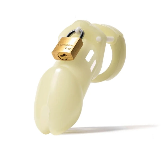 Chastity Kits - CB-6000 GITD Kit 3 1/4" Cage Length
