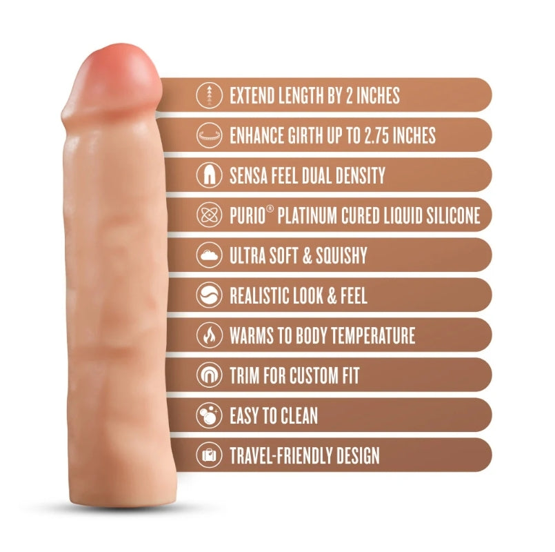Blush - Performance Plus - 2" Silicone Penis Xtender - Beige