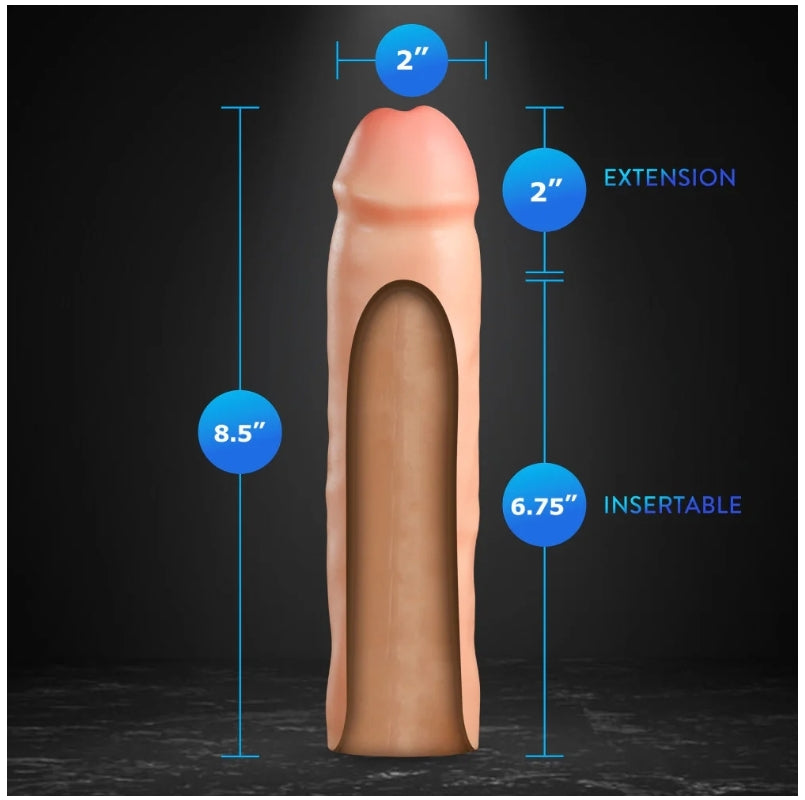 Blush - Performance Plus - 2" Silicone Penis Xtender - Beige