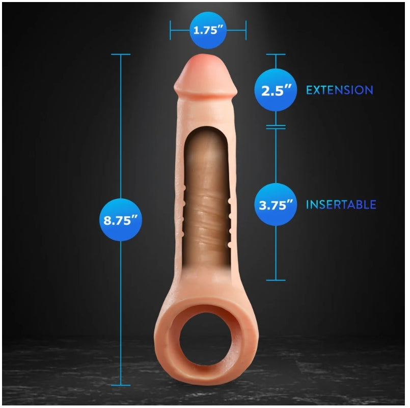 Blush - Performance Plus - Thrive - 2.5" Silicone Penis Xtender - Beige