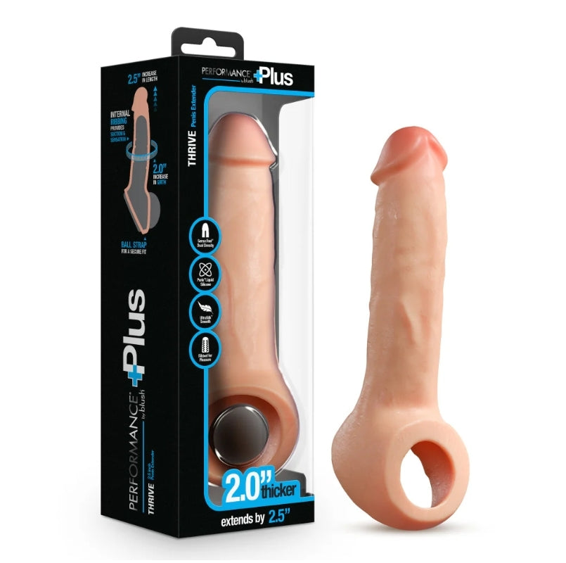 Blush - Performance Plus - Thrive - 2.5" Silicone Penis Xtender - Beige