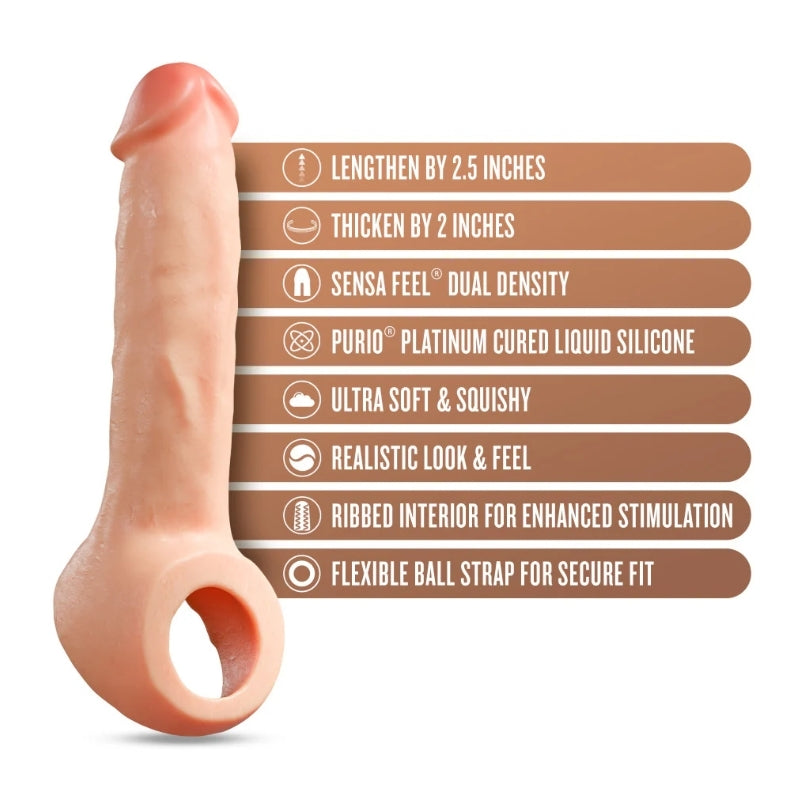 Blush - Performance Plus - Thrive - 2.5" Silicone Penis Xtender - Beige