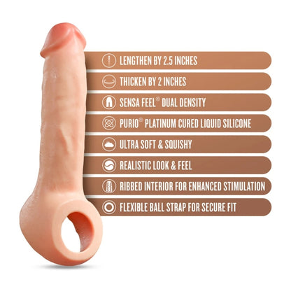 Blush - Performance Plus - Thrive - 2.5" Silicone Penis Xtender - Beige