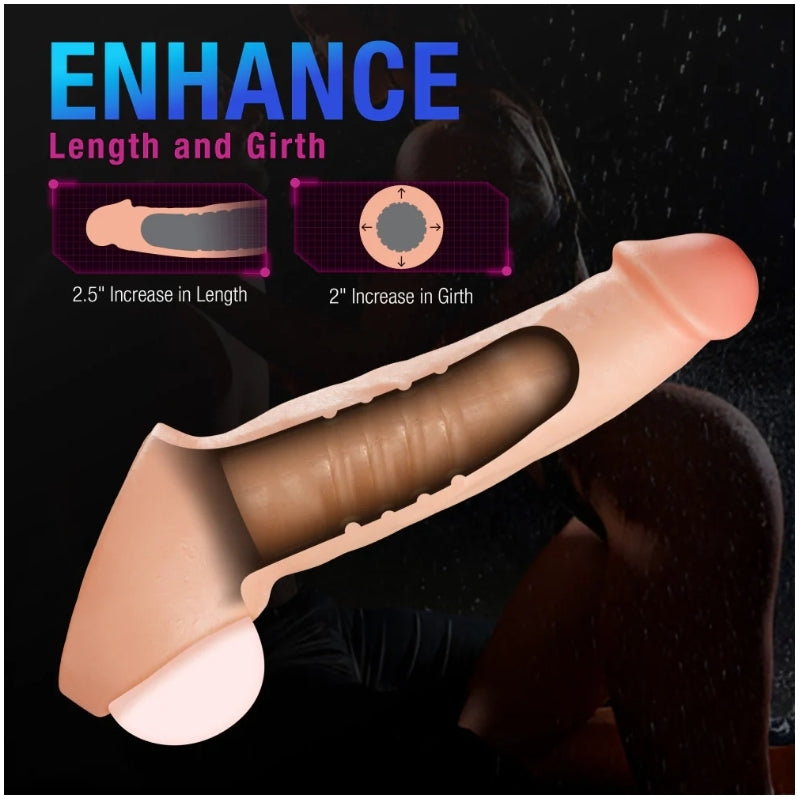 Blush - Performance Plus - Thrive - 2.5" Silicone Penis Xtender - Beige