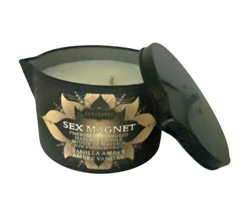 Kama - Sex Magnet Vanilla Amber Candle with Pour Spout 6oz/170g