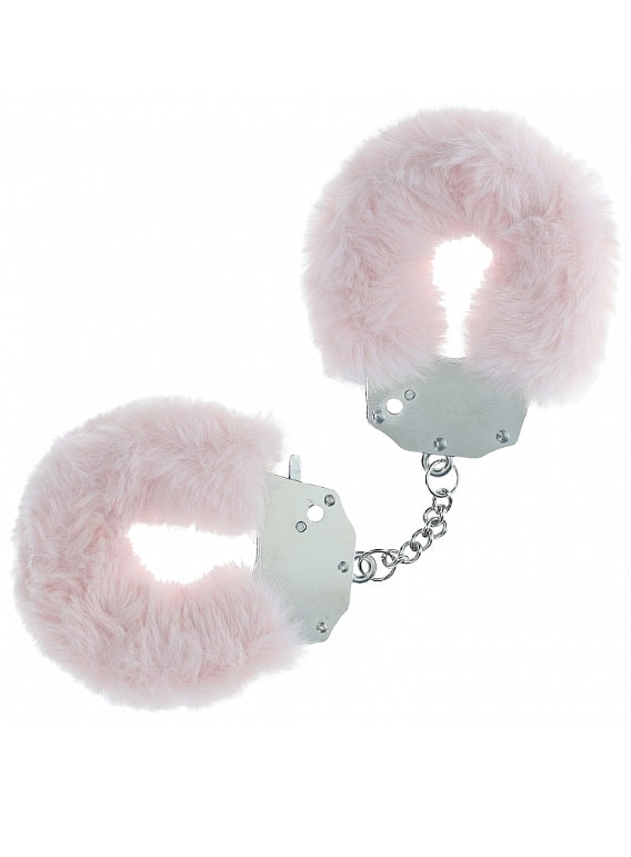 Shots - Ouch! - Heavy-duty Fluffy Handcuffs - Powder Pink