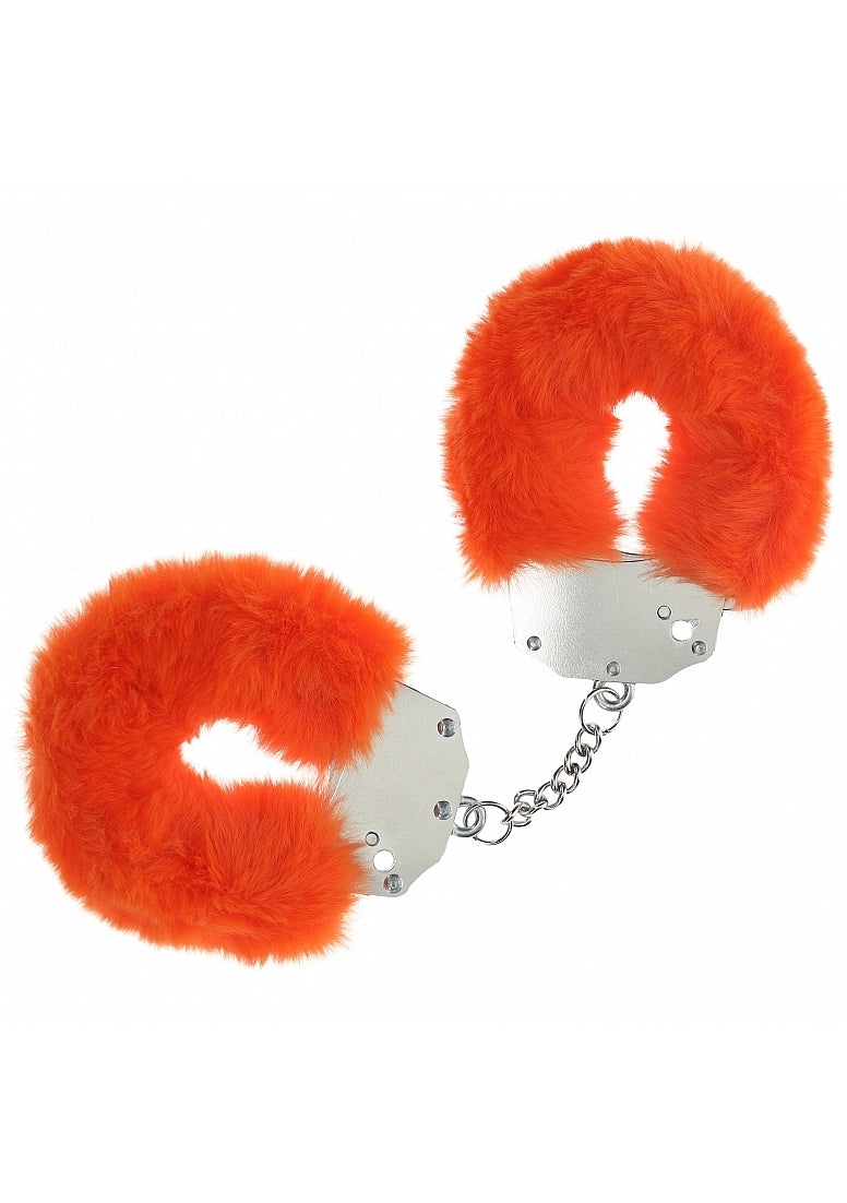 Shots - Ouch! - Heavy-duty Fluffy Handcuffs - Orange